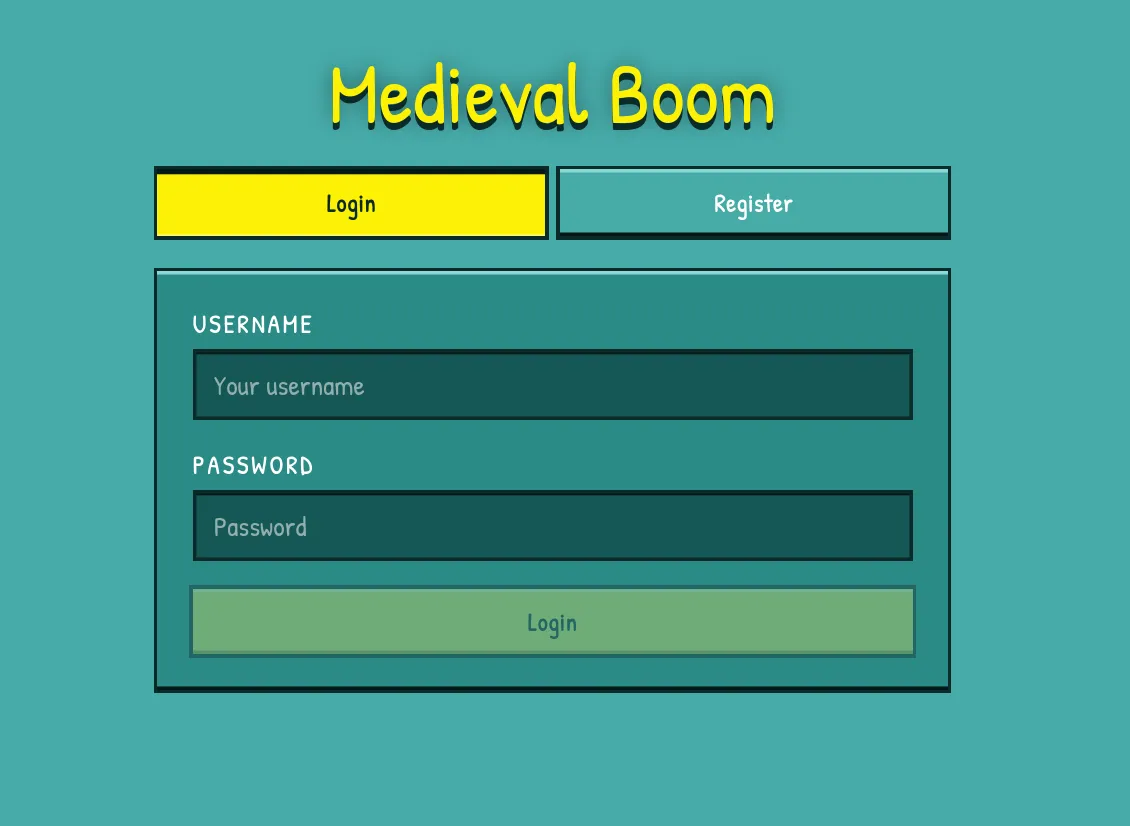 The login screen. Two fields. We're not running a bank.